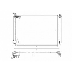 HŰTŐRADIÁTOR LEXUS RX 03- 16041-20352