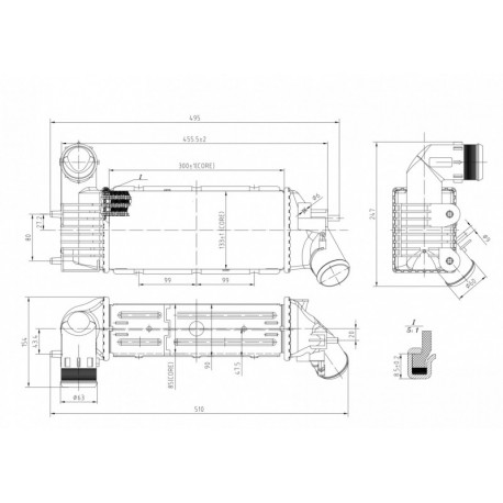 LÉGHŰTŐ PEUGEOT 607 00- 0384-J8