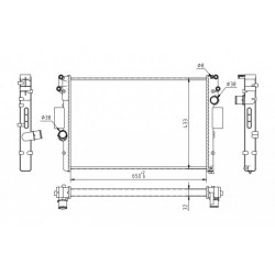 RADIÁTOR IVECO DAILY IV 35S 2.3TD 03- 504045489