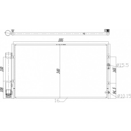 KLÍMABERENDEZÉS RADIÁTOR TOYOTA GT86 12- 73210CA000