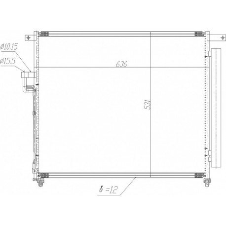 RADIÁTOR KLÍMABERENDEZÉSHEZ RANGER 2.2TDCI 11- 5139233