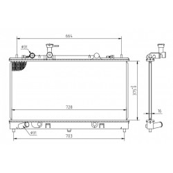 HŰTŐSZEKRÉNY MAZDA 6 2.0 CITD 02- RF5C15200