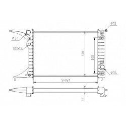 RADIÁTOR OMEGA 2.0 16V 94-00 52463043