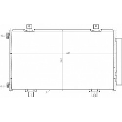 KLÍMABERENDEZÉS RADIÁTOR SUZUKI SX4 13- 9531061M10