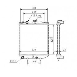 RADIÁTOR SUZUKI ALTO 1.0 95-97 1770060D40