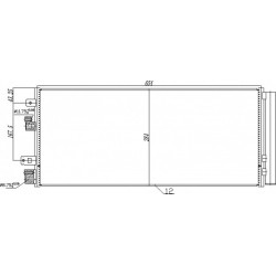 RADIÁTOR OPEL CORSA E KLÍMABERENDEZÉSHEZ 14- 13378220