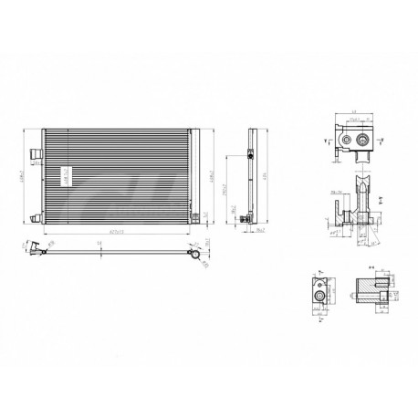 KLÍMABERENDEZÉS RADIÁTOR JAGUAR XE 15- T2H37897