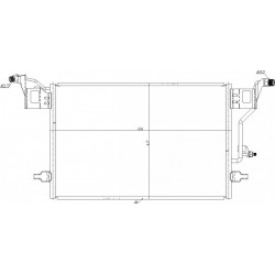 AUDI A6 4.2 KLÍMABERENDEZÉS RADIÁTOR 01-04/AU 4B3.260.401C