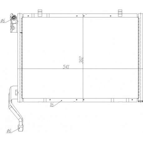 KLÍMASZABÁLYOZÓ RADIÁTOR FORD B-MAX 12- 1751975