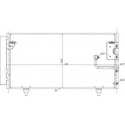 RADIÁTOR CLIMAT.LEGACY 2.0D 08-HEZ 73210-AG020