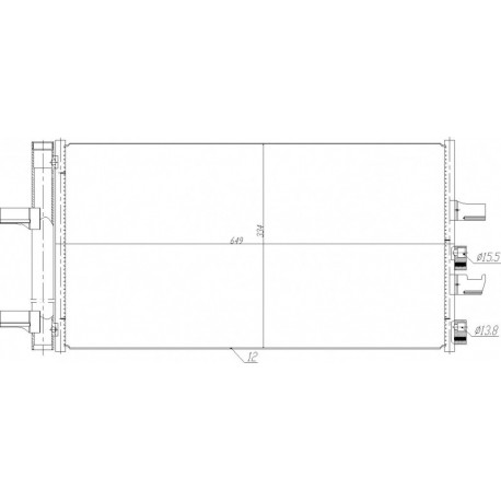 KLÍMABERENDEZÉS RADIÁTOR BMW 2 F45 14- 64509271205