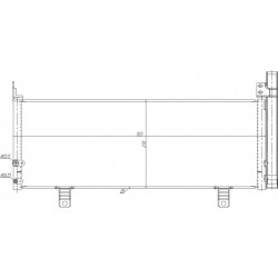 KLÍMABERENDEZÉS RADIÁTOR TOYOTA CAMRY 11- 8846033130