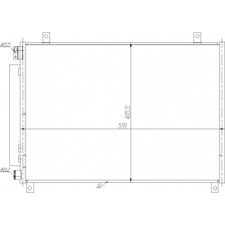 KLÍMABERENDEZÉS RADIÁTOR SUZUKI BALENO II 16- 276504A00D