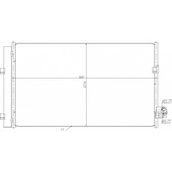 KLÍMABERENDEZÉS RADIÁTOR BMW 5 520 D 15- 64539364258