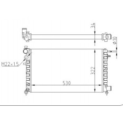 HŰTŐ PEUGEOT 106 1.5D 96- 1301.VT