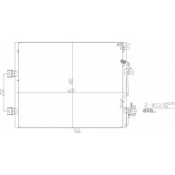 KLÍMA RADIÁTOR DB C280 3.0I 24V 05- 2215000554