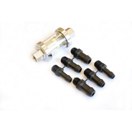 MOTO ÜZEMANYAGSZŰRŐ 6MM 8MM 10MM ADAPTEREKKEL