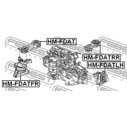 MOTORPÁRNA HONDA CIVIC FD 06-12 / BAL ELSŐ ATM/ 50850-SNA-A01