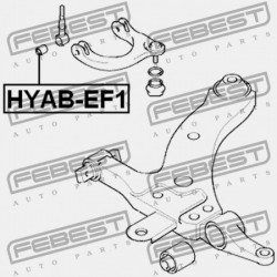 VEZÉRLŐKAR PERSELY HYUNDAI SANTA FE 00-05, SONATA EF 98-01, XG 98-, KIA MAGENTIS 00- /FELSŐ/ 54443-38000