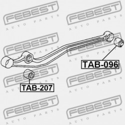 TOYOTA LAND CRUISER 70 90-04 /HÁTSÓ ALSÓ ELSŐ VEZÉRLŐKAR PERSELY/ 48061-60040