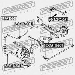 VEZÉRLŐKAR PERSELY SSANGYONG KYRON 05-12, ACTYON 01-09 /HÁTSÓ HOSSZANTI/ 4554009000