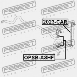 ELSŐ STABILIZÁTOR GUMIKÉSZLET OPEL ASTRA H 04-10 /KIT/ 350204