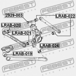 KORMÁNYCSUKLÓ PERSELY LAND ROVER FREELANDER II 06- /HÁTUL/ LR01185