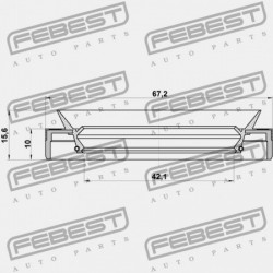 TÖMÍTÉS BMW 3 E30, E36 82-00, 5 E34 87-96, 7 E32 86-94, Z3 94-02, 7 E32 86-94, Z3 94-02 33107505602