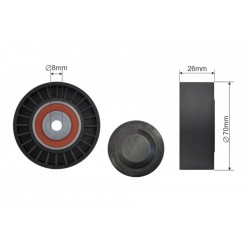 MULTIFRICTION SZÍJ SZÍJTÁRCSA AUDI A4, A5, A6, A7, A8, Q5, Q7, VW TOUAREG 3.0 TDI 500183