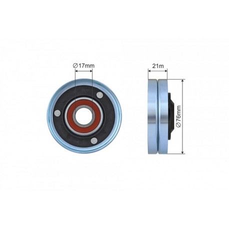 TÖBBSZÖRÖSEN BORDÁZOTT ÉKSZÍJ SZÍJTÁRCSA AUDI A5, A6, A8, Q7, R8, VW TOUAREG 4.2-5.2 04-12 500438