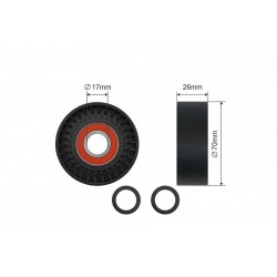 MULTIFRICTION SZÍJ SZÍJTÁRCSA BMW 3 (E46), 5 (E60), 7 (E65, 66, 67) X3 (E83) 2.0-3.0 01-85