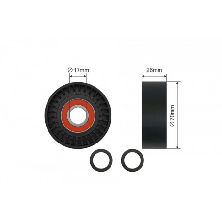 MULTIFRICTION SZÍJ SZÍJTÁRCSA BMW 3 (E46), 5 (E60), 7 (E65, 66, 67) X3 (E83) 2.0-3.0 01-85