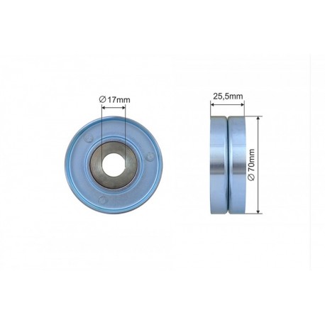 MULTIFRICTION SZÍJ SZÍJTÁRCSA BMW 3,5,7 (E46, E39, E38) 2.5-3.0D 97-05 255-00