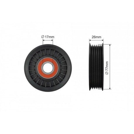 SZÍJ SZÍJTÁRCSA OPEL OMEGA B, VECTRA B 2.5-3.0, SIGNUM, VECTRA C 3.2 96-03 358-00