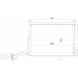 MINI 1.4TDI LÉGKONDICIONÁLÓ HŰTŐSZEKRÉNY 03- 6.918.597