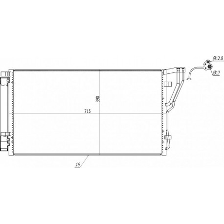 LÉGKONDICIONÁLÓ HŰTŐSZEKRÉNY SONATA 2.0I-2.4I 10- 976063R000