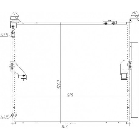 LEXUS GX460 KLÍMAHŰTŐ 11- 88460-60420