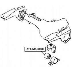 DIFFERENCIÁLMŰ RÖGZÍTŐ HÜVELY MITSUBISHI PAJERO SPORT 96- /ELÖL/ MB430694