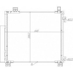 TOYOTA IQ LÉGKONDICIONÁLÓ RADIÁTOR 09- 8846074010