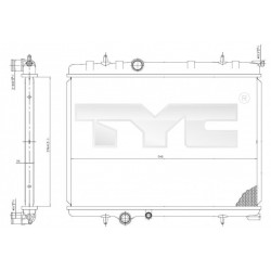 HŰTŐ PEUGEOT 307 1.6 00- 00- 1330F6