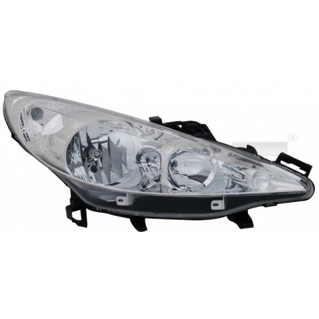 FÉNYSZÓRÓ PEUGEOT 207 06- BALRA H7+H1/EL/TY 620895
