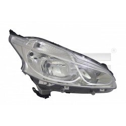 FÉNYSZÓRÓ PEUGEOT 208 13- BALRA H7/H7 MOTORRAL 9802221880