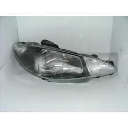 FÉNYSZÓRÓK PEUGEOT 206 FEKETE OB.TUN.KPL