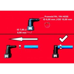 GYORSCSATLAKOZÓ KÉMÉNYHEZ 7,89/8MM-ES O-GYŰRŰVEL Z??CZKA