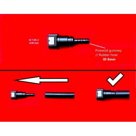 EGYENES CSATLAKOZÓ A KÉMÉNYEN 7,89/8MM Z??CZKA