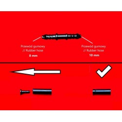 GYORSCSATLAKOZÓ, EGYENES REDUKCIÓ 8MM/10MM TÖMLŐKHÖZ Z??CZKA