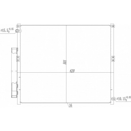 LÉGKONDICIONÁLÓ RADIÁTOR LAND CRUISER 02- 88461-60100