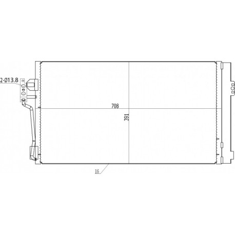 VITO 115 2.2CDI KLÍMABERENDEZÉS RADIÁTOR 03- 6398350070