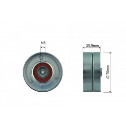 MULTIFRICTION SZÍJFESZÍTŐ SZÍJTÁRCSA VW LT 28-35 II, LT 28-46 II 2.8D 05.01-07.06 VW LT 2.8TDI 500228