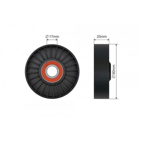 SZÍJ SZÍJTÁRCSA OPEL ASTRA G, VECTRA B, C, SIGNUM, SAAB 9-3 2.0-2.2 DTI 12-99